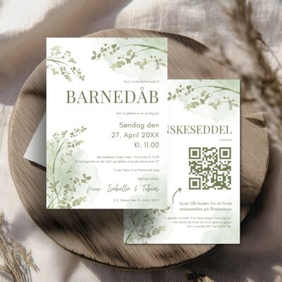 Noor | Invitation barnedåb lux