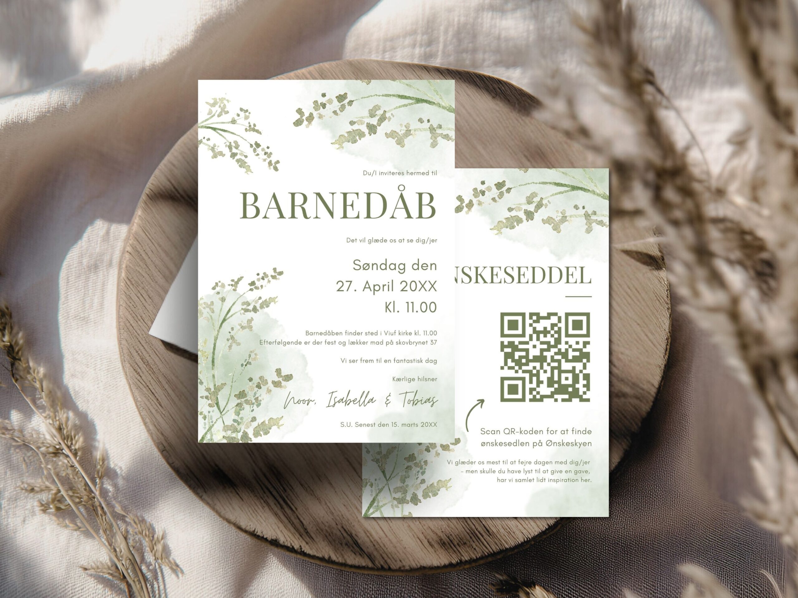 invitation barnedåb