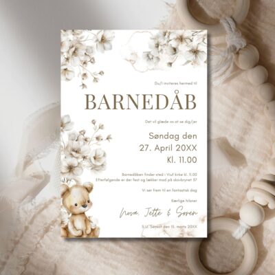 Nova | Invitation barnedåb basis