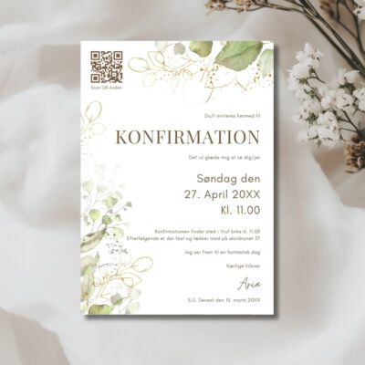 Aria | Invitation konfirmation luxi
