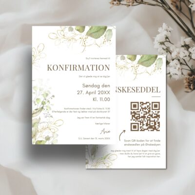 Aria | Invitation konfirmation lux