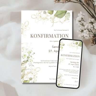 Aria | Invitation konfirmation kombi