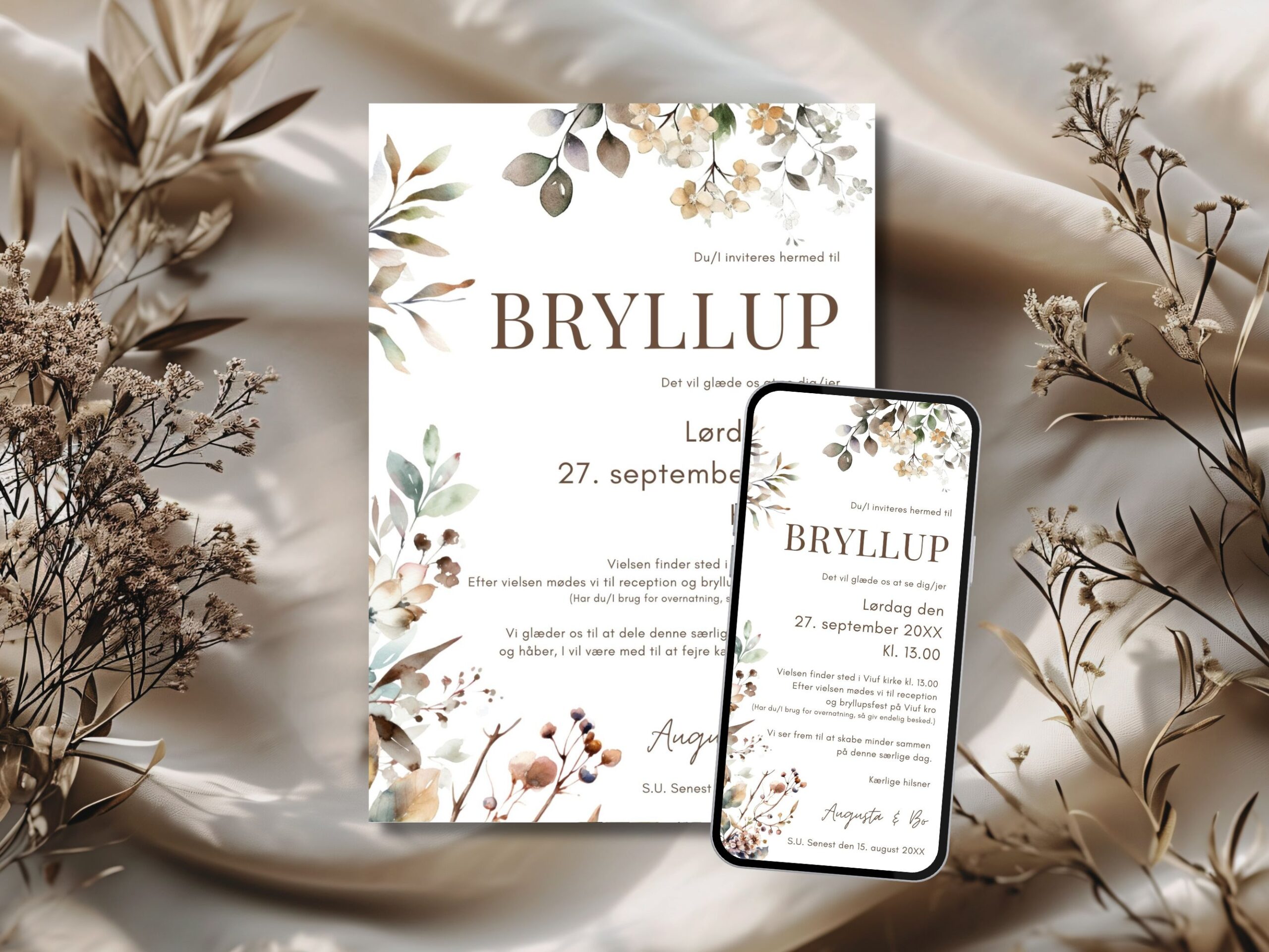 bryllupsinvitation
