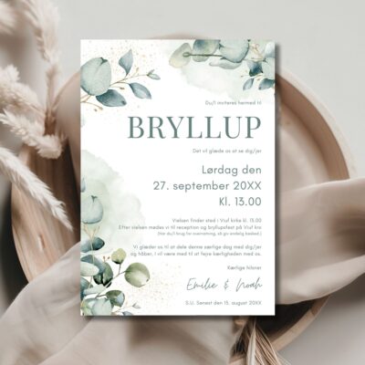 Emilie | Invitation bryllup basis