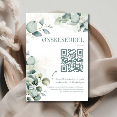 Emilie | Ønskeseddel til bryllupsinvitation