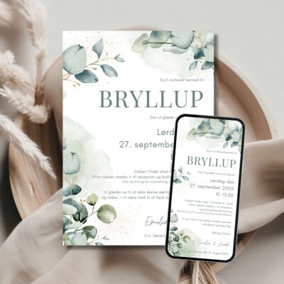 Emilie | Invitation bryllup kombi