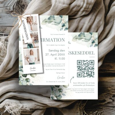 Emilie | Invitation konfirmation delux