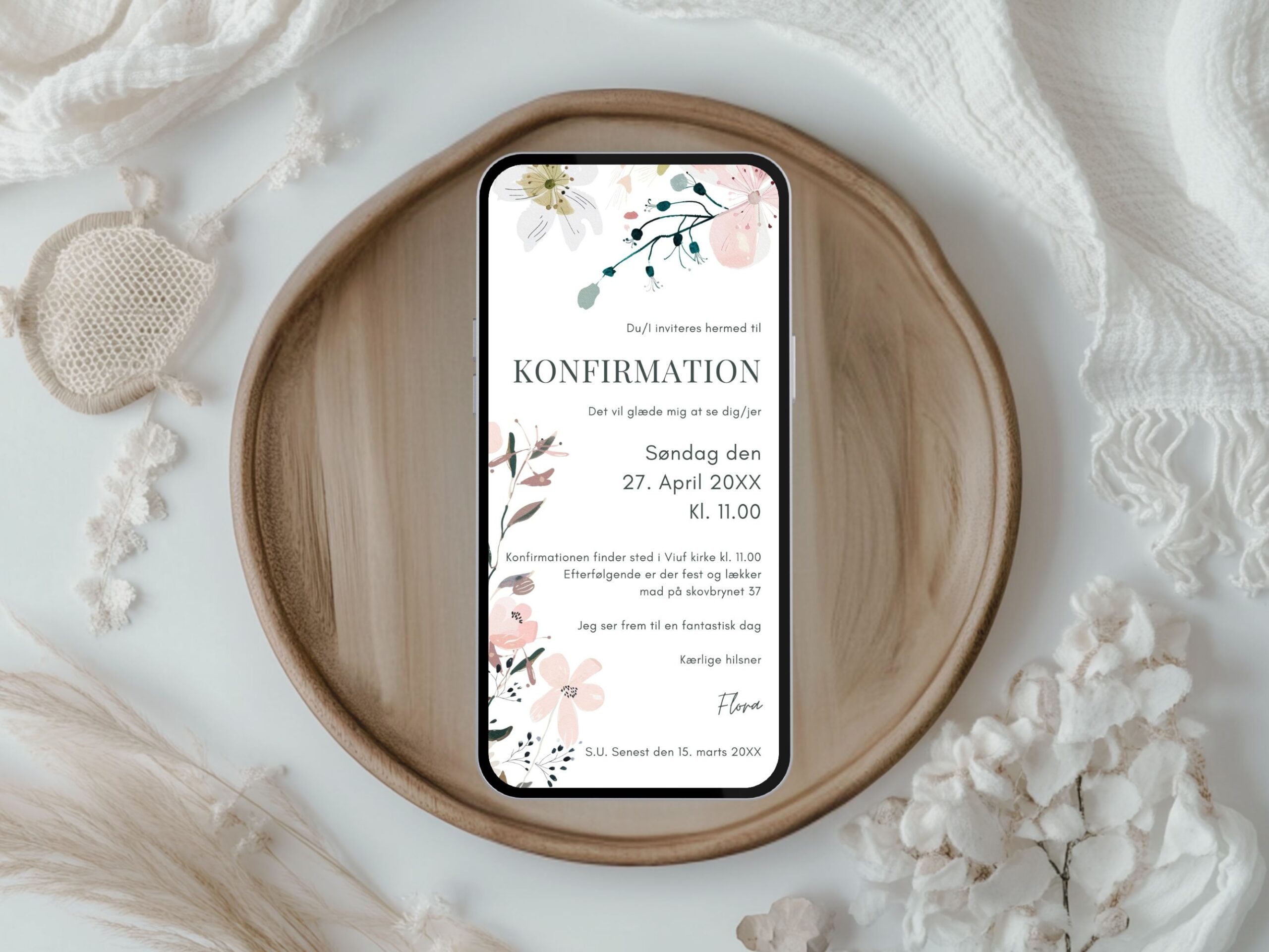 digital invitation konfirmation