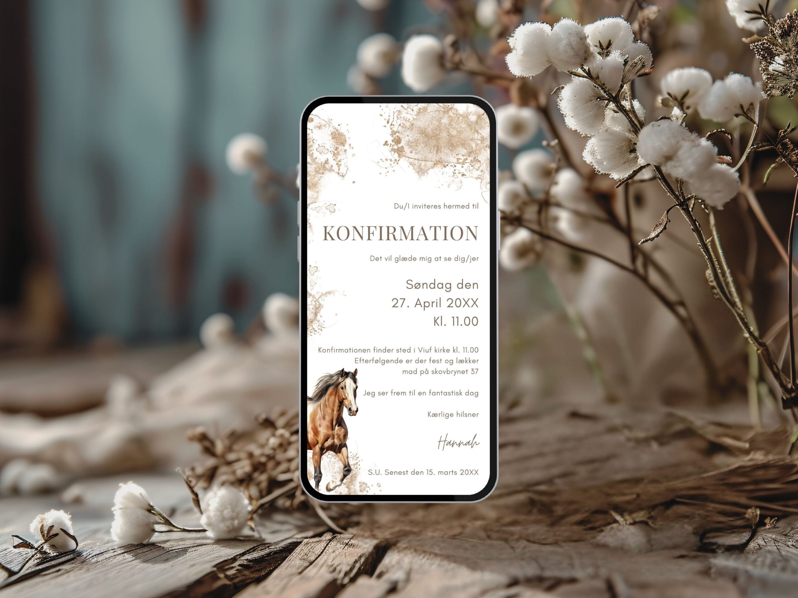 digital invitation konfirmation