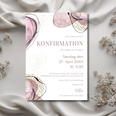 Hollie | Invitation konfirmation basis