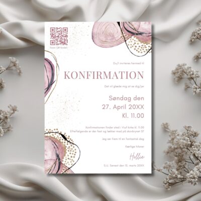 Hollie | Invitation konfirmation luxi