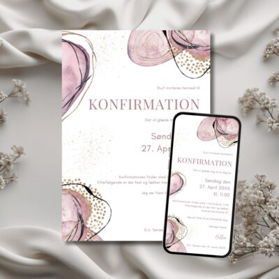 Hollie | Invitation konfirmation kombi