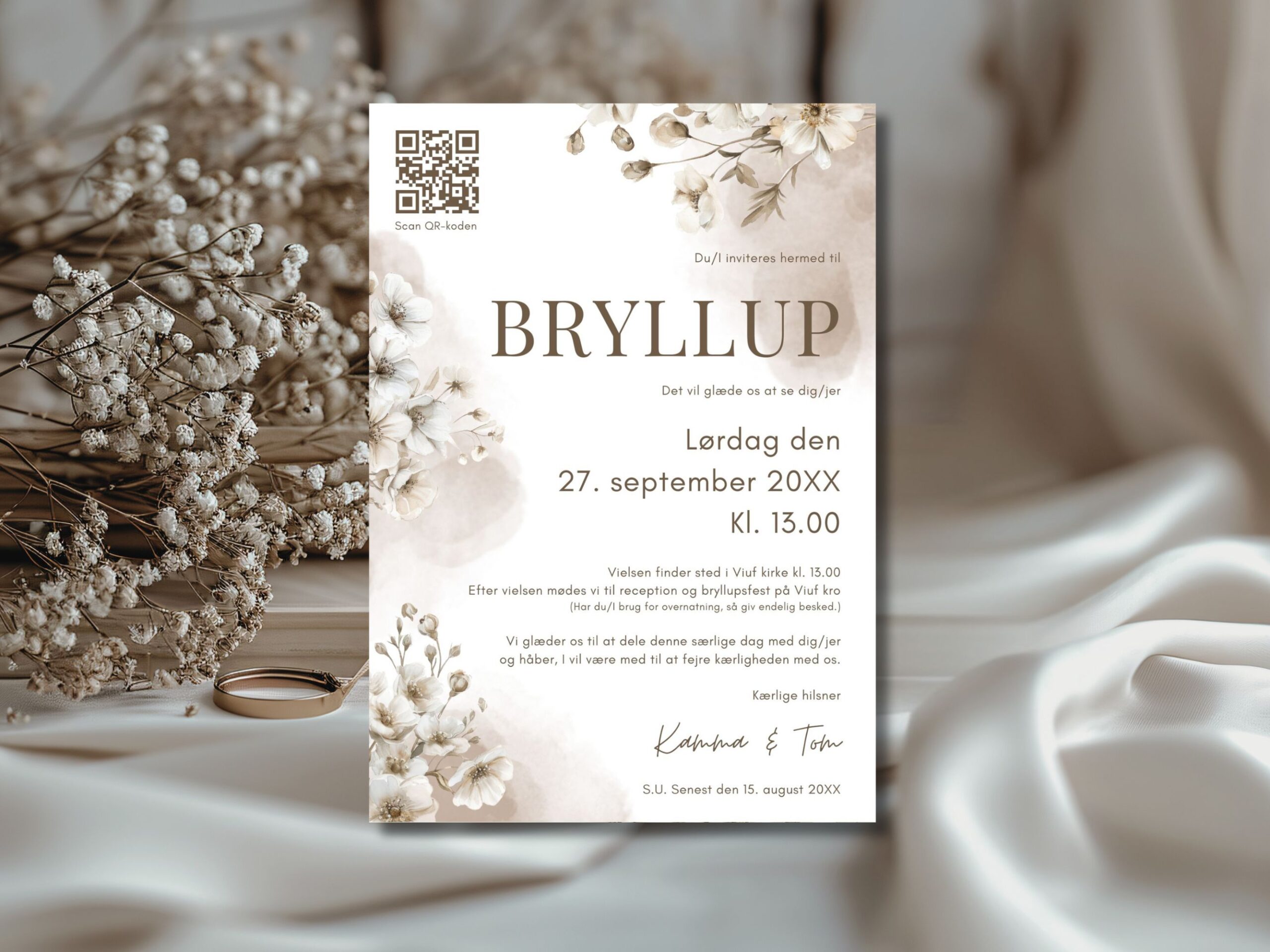 bryllupsinvitation