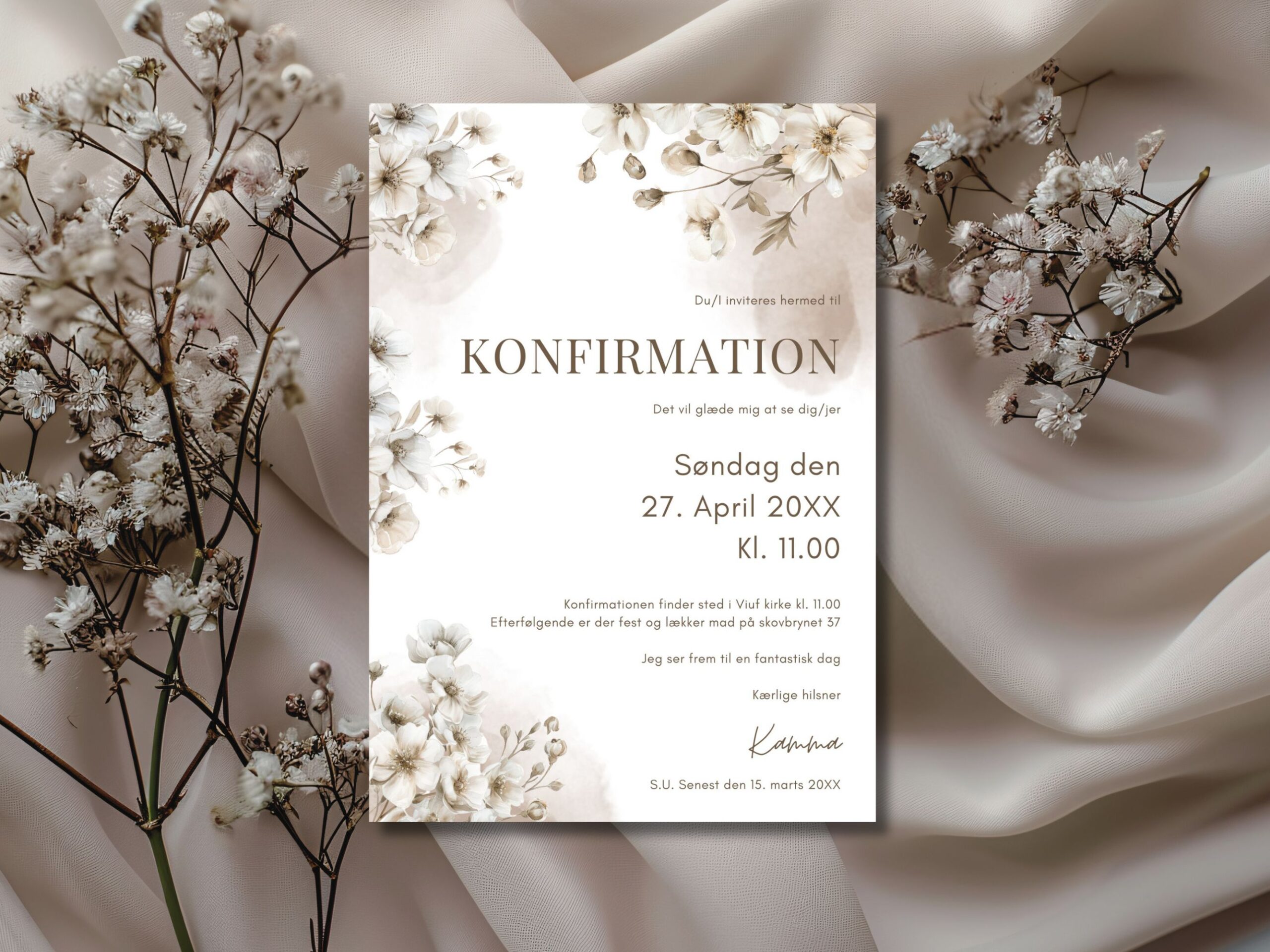 invitation konfirmation