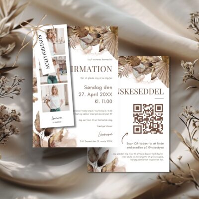 Leonora | Invitation konfirmation delux