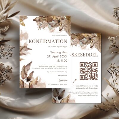 Leonora | Invitation konfirmation lux