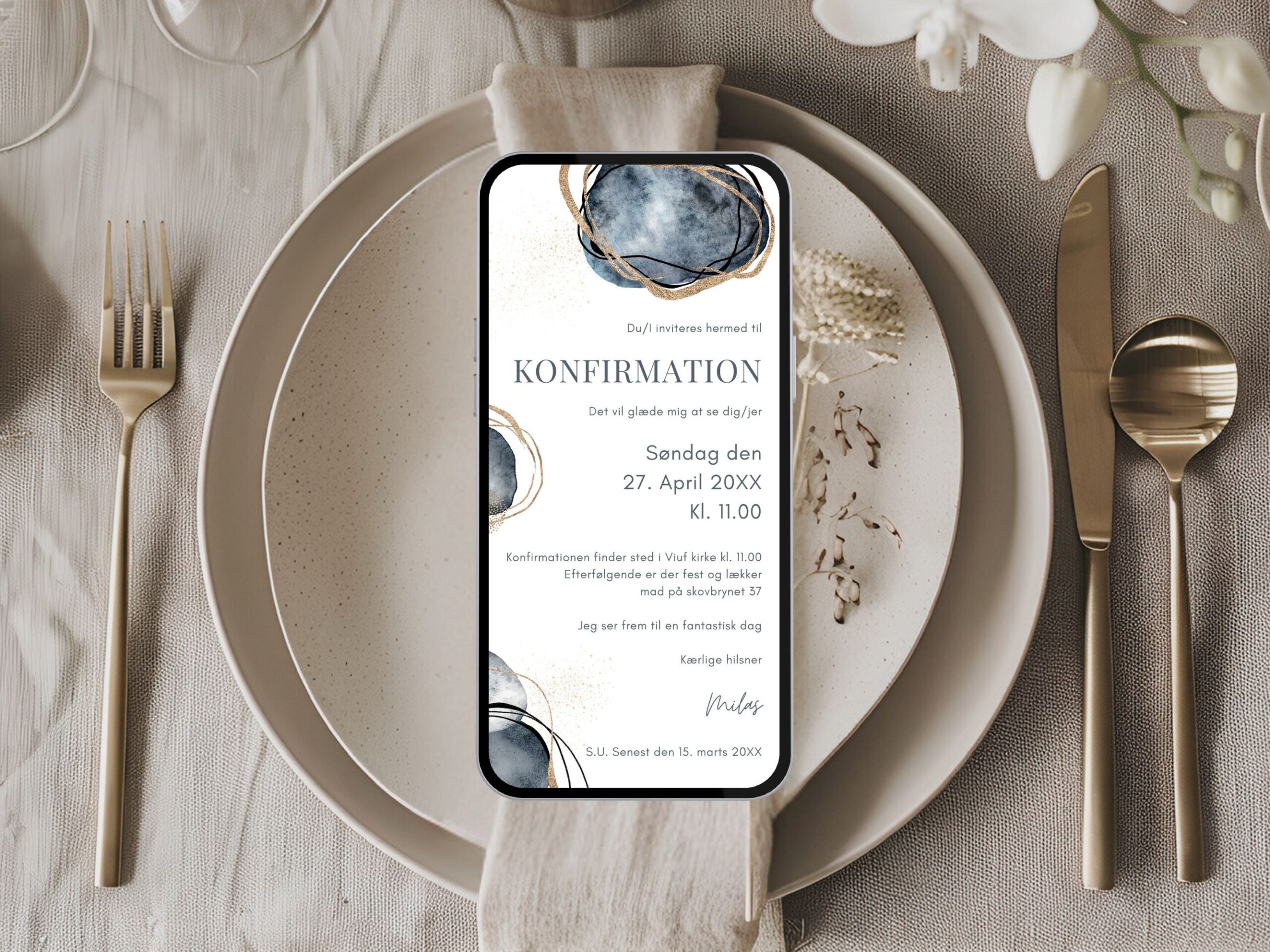 digital invitation konfirmation