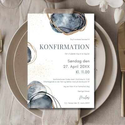 Milas | Invitation konfirmation basis