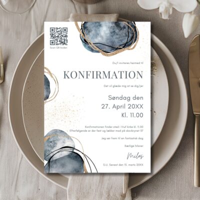 Milas | Invitation konfirmation luxi