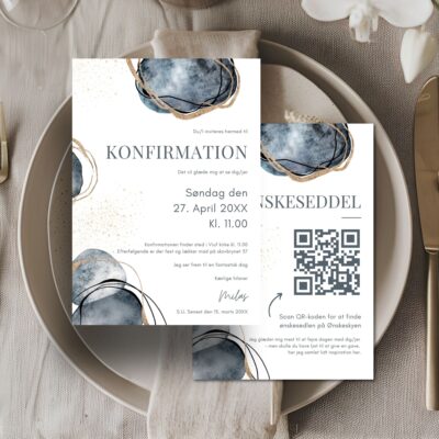 Milas | Invitation konfirmation lux