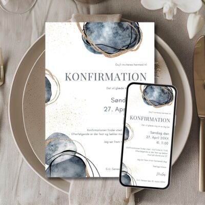 Milas | Invitation konfirmation kombi