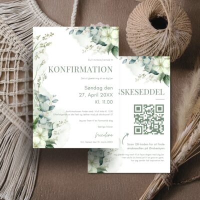 Nicoline | Invitation konfirmation lux