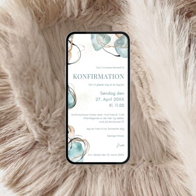 Noa | Digital Invitation konfirmation basis