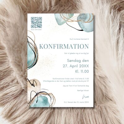 Noa | Invitation konfirmation luxi