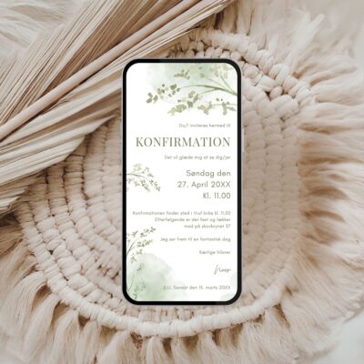 Noor | Digital invitation konfirmation basis