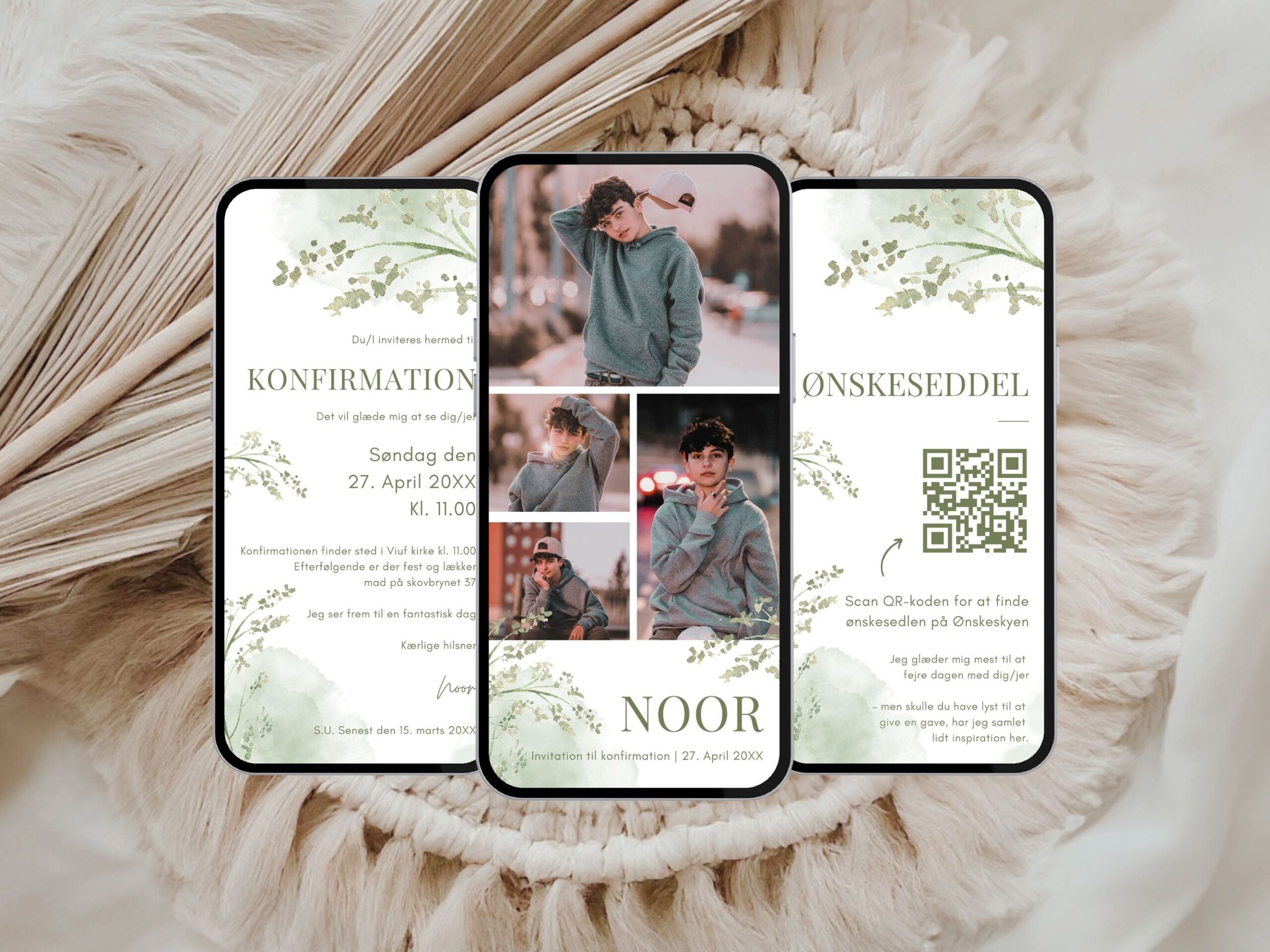 digital invitation konfirmation