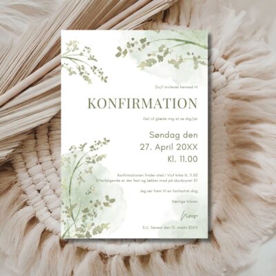 Noor | Invitation konfirmation basis