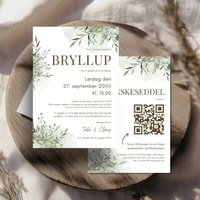 Tala | Invitation bryllup lux