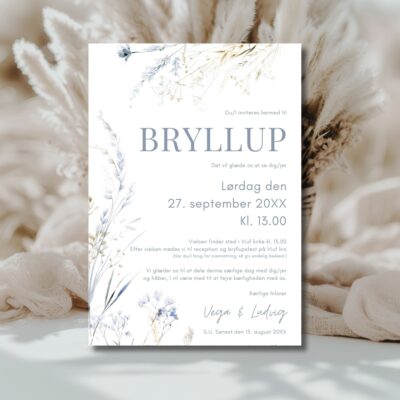 Vega | Invitation bryllup basis
