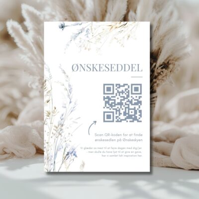 Vega | Ønskeseddel til bryllupsinvitation