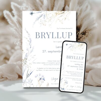 Vega | Invitation bryllup kombi