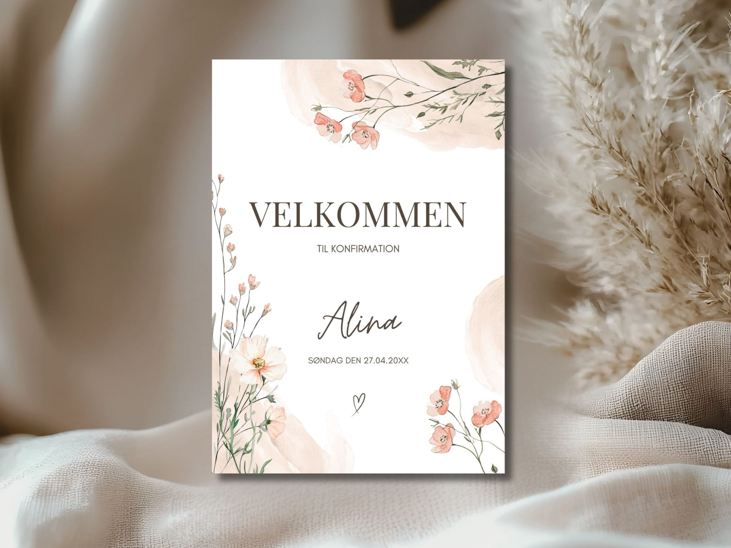 velkomstskilt konfirmation