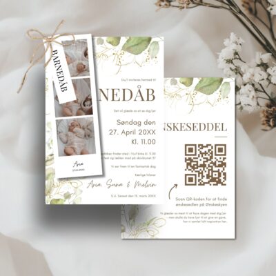 Aria | Invitation barnedåb delux