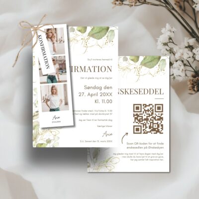 Aria | Invitation konfirmation delux