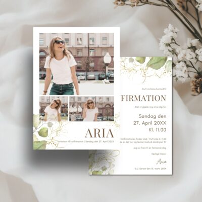 Aria | Invitation konfirmation luxi