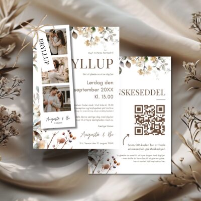 Augusta | Invitation bryllup delux