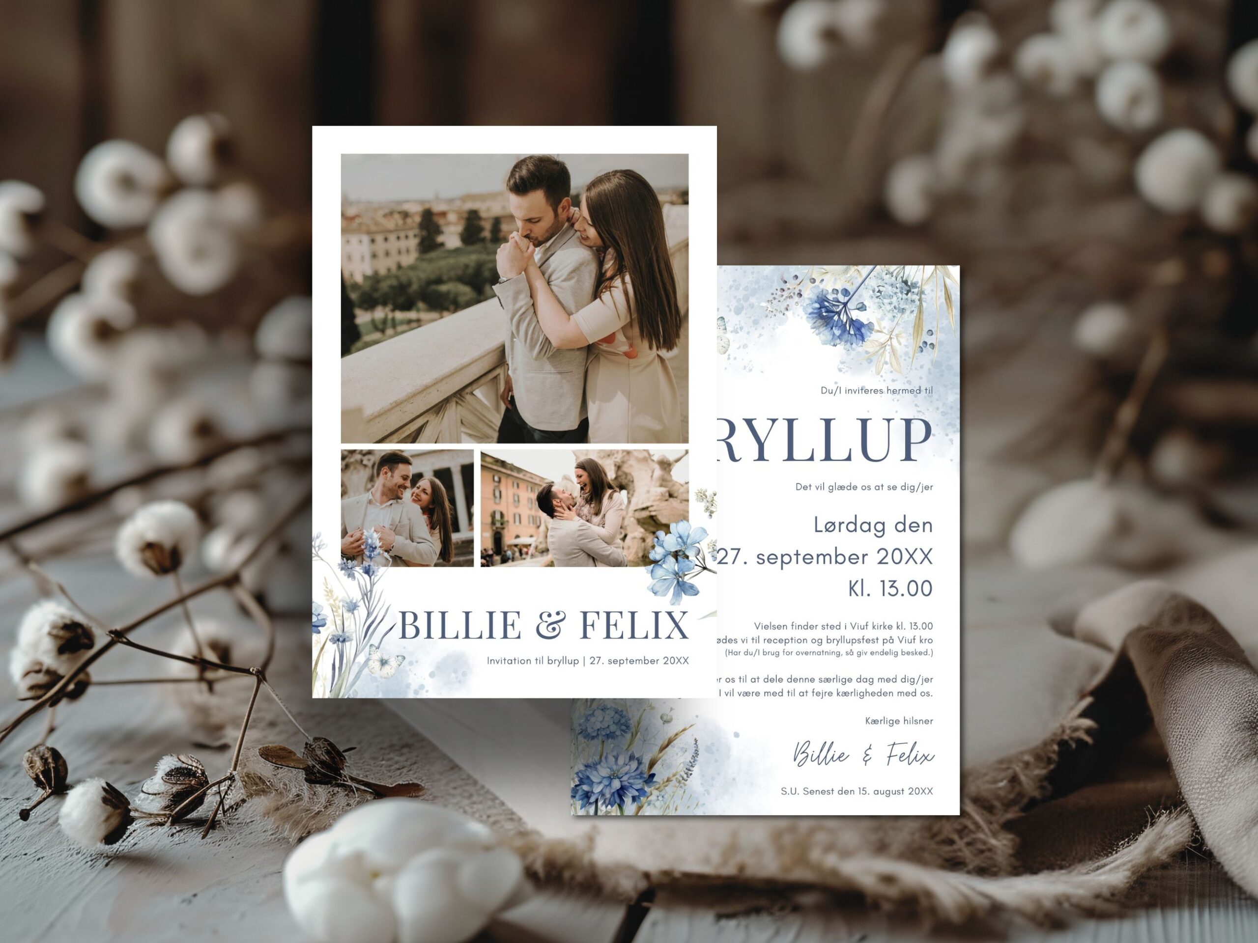 invitation bryllup