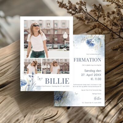 Billie | Invitation konfirmation luxi