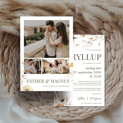 Esther | Invitation bryllup luxi