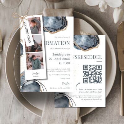 Milas | Invitation konfirmation delux