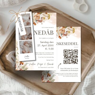 Nellie | Invitation barnedåb delux