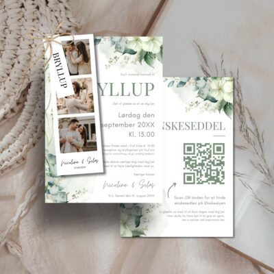 Nicoline | Invitation bryllup delux
