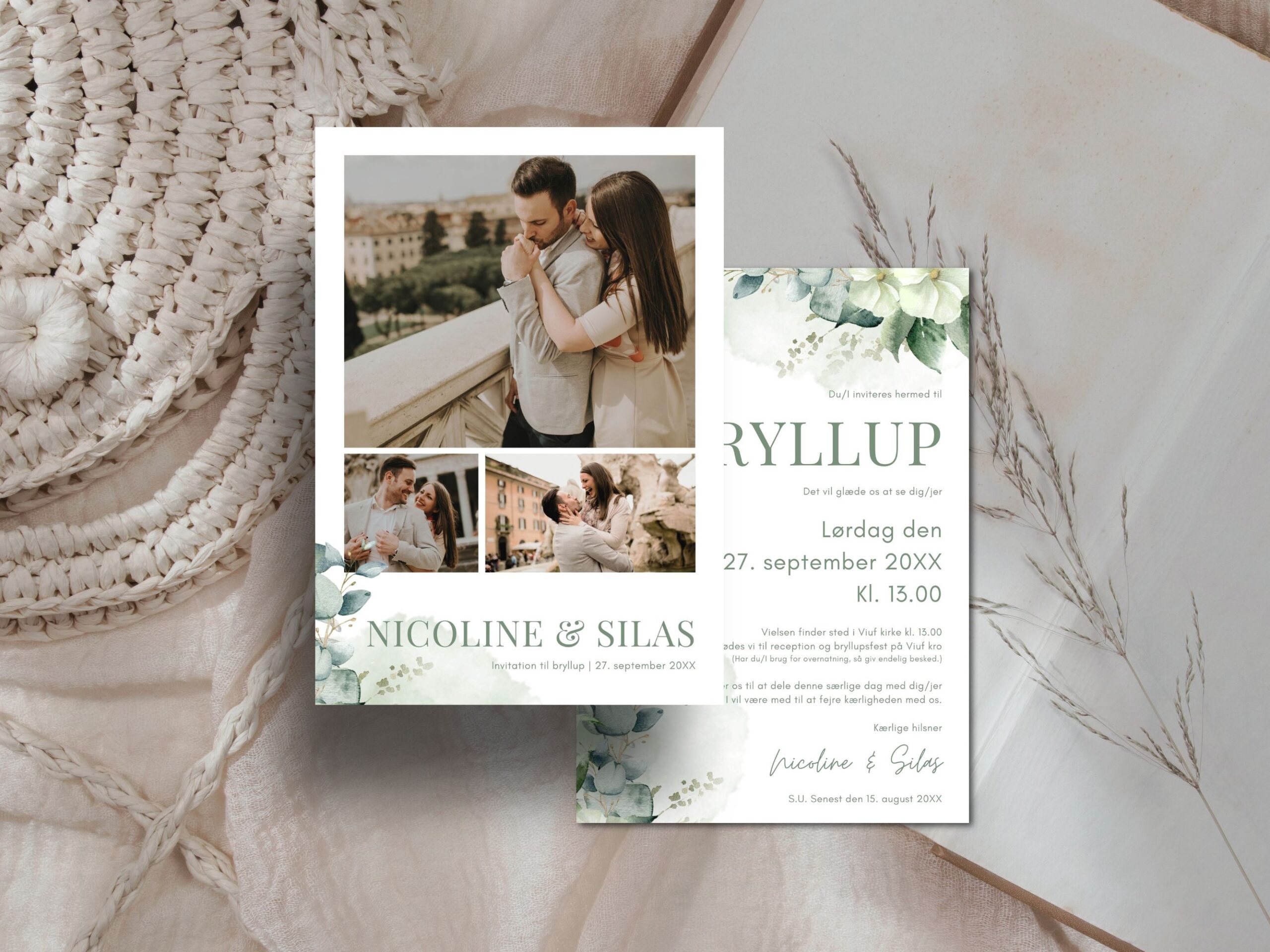 invitation bryllup
