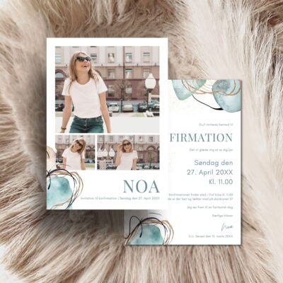 Noa | Invitation konfirmation luxi