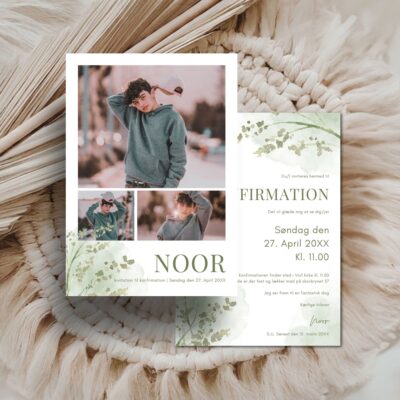 Noor | Invitation konfirmation luxi
