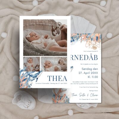 Thea | Invitation barnedåb luxi